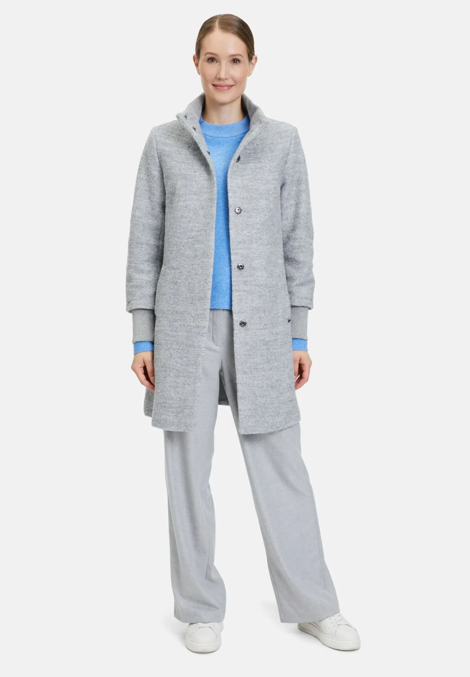 A Col Droit - Manteau Classique|Betty & Co Online