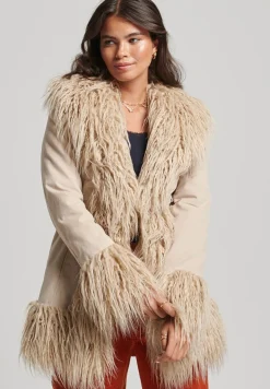 Afghan - Manteau Court|Superdry Outlet