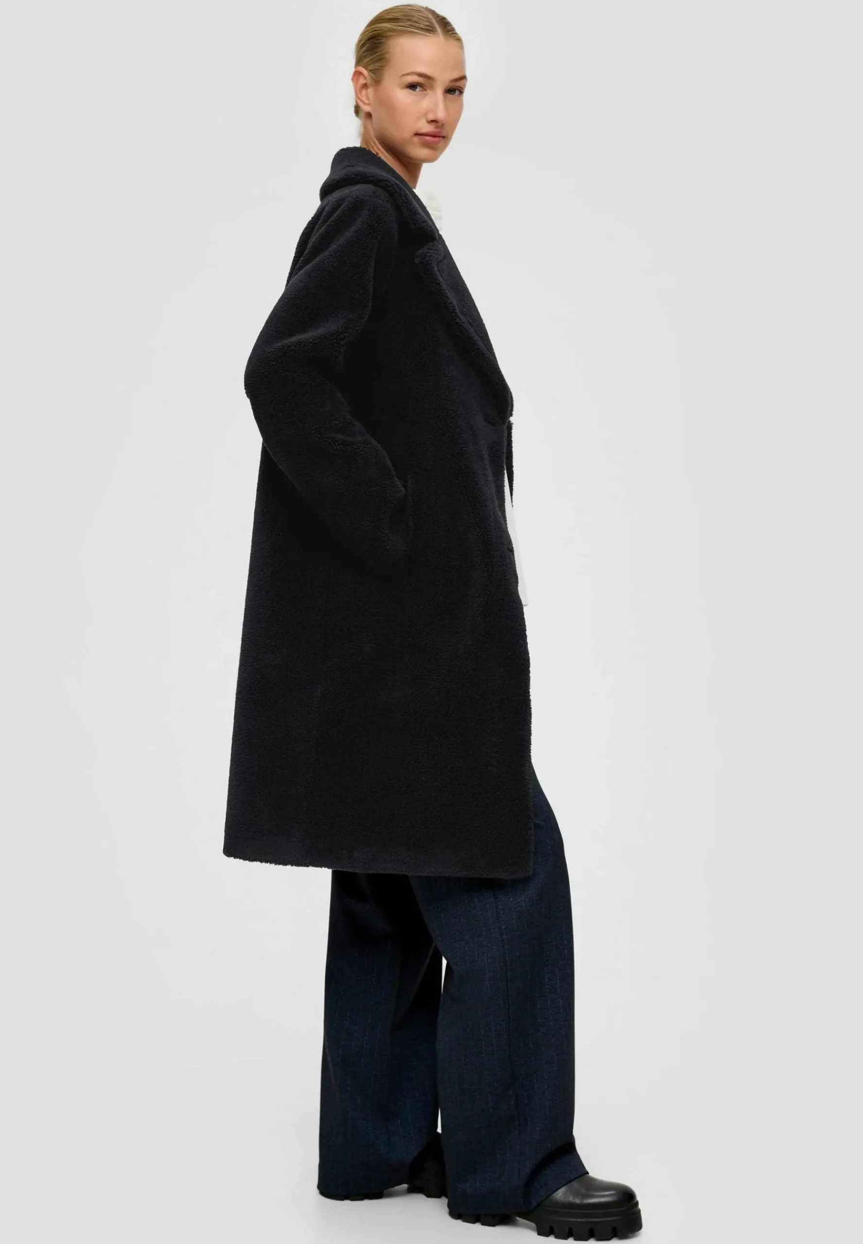 Aus Teddy-Plusch - Manteau Classique|s.Oliver New