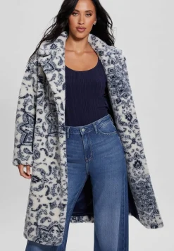 Bandana-Print - Manteau Classique|Guess Outlet