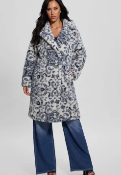 Bandana-Print - Manteau Classique|Guess Outlet