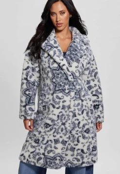 Bandana-Print - Manteau Classique|Guess Outlet