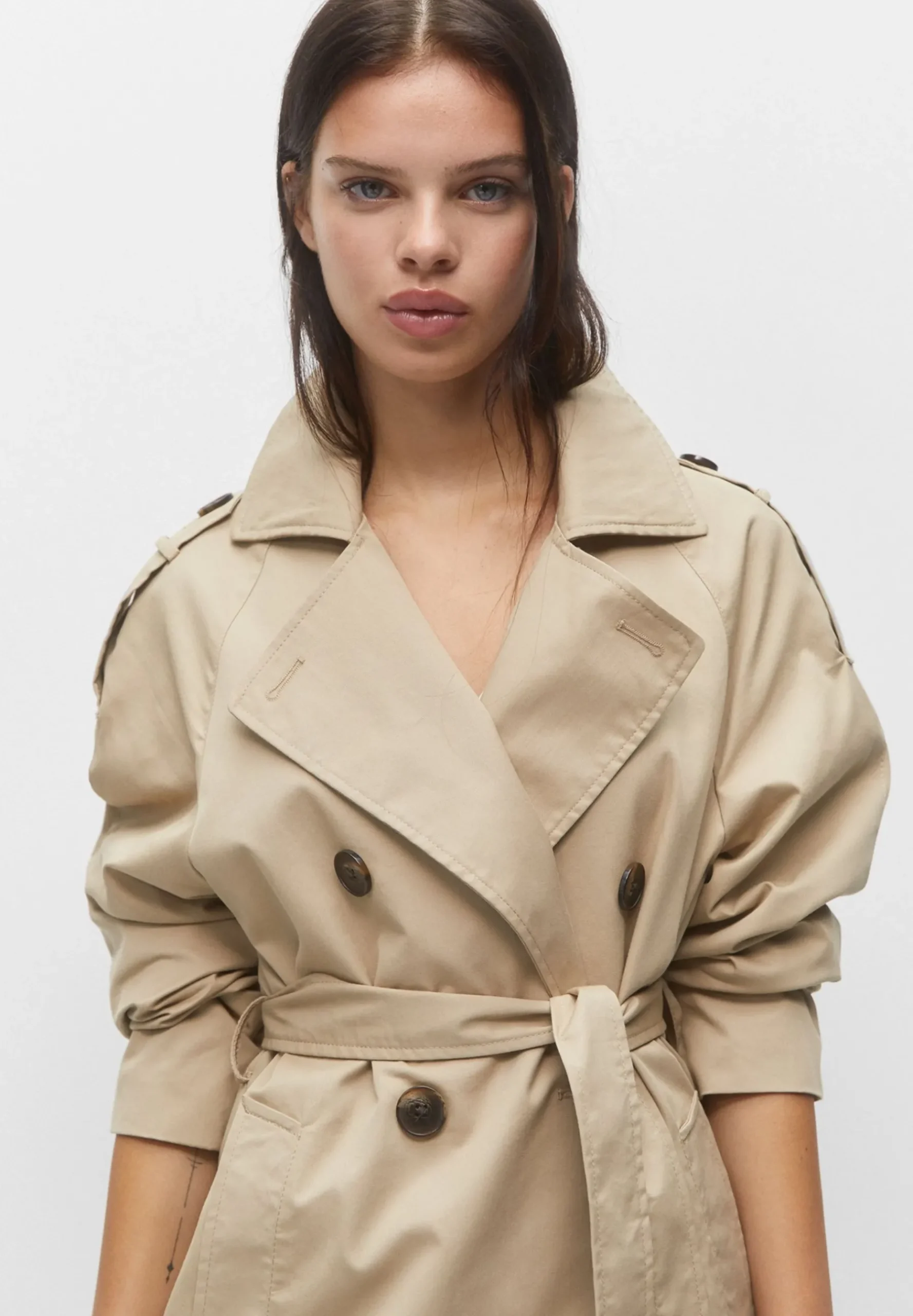 Basic - Trench|PULL&BEAR Sale