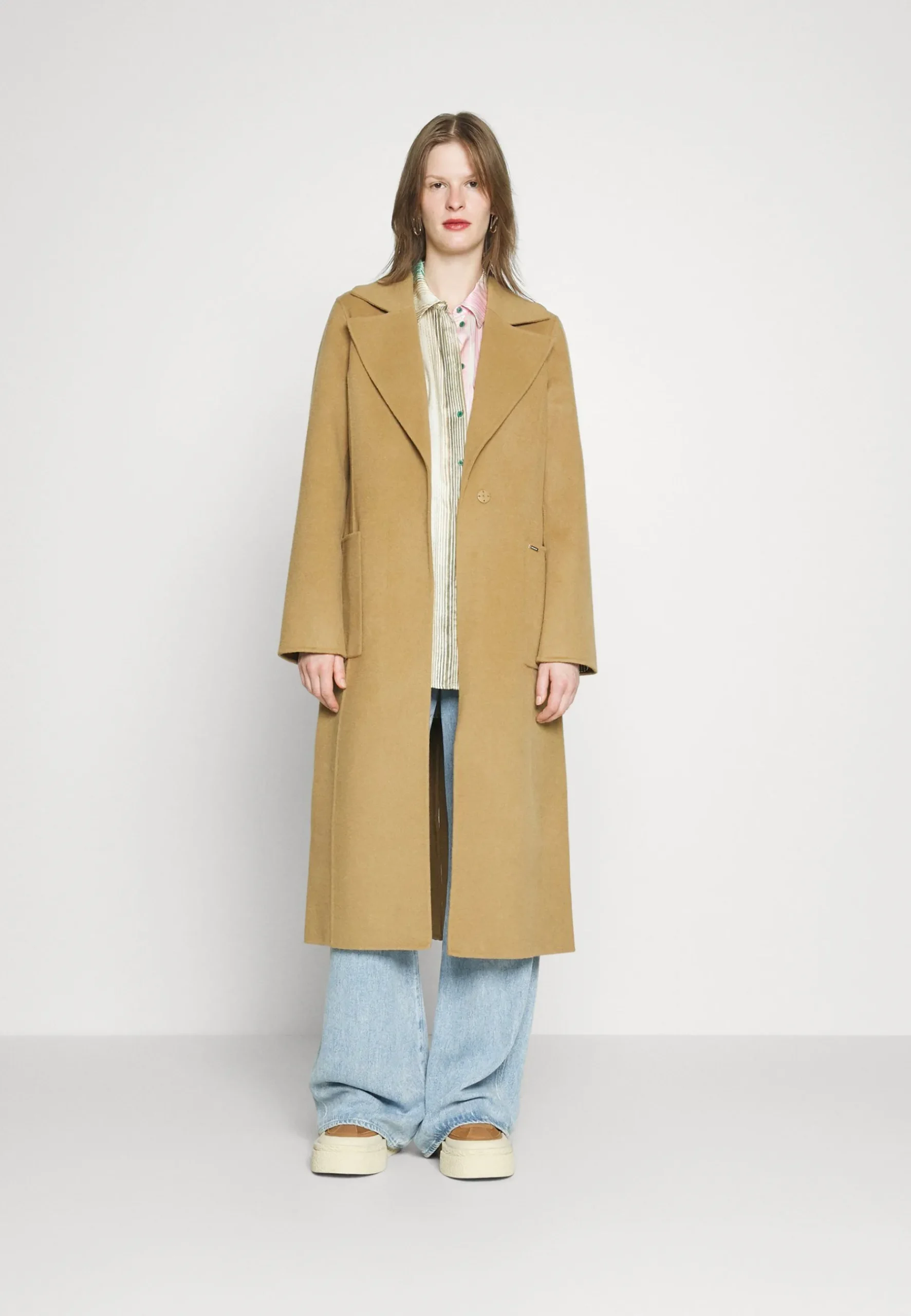 Belted Wrap Style Face Coat - Manteau Classique|MICHAEL Michael Kors Cheap