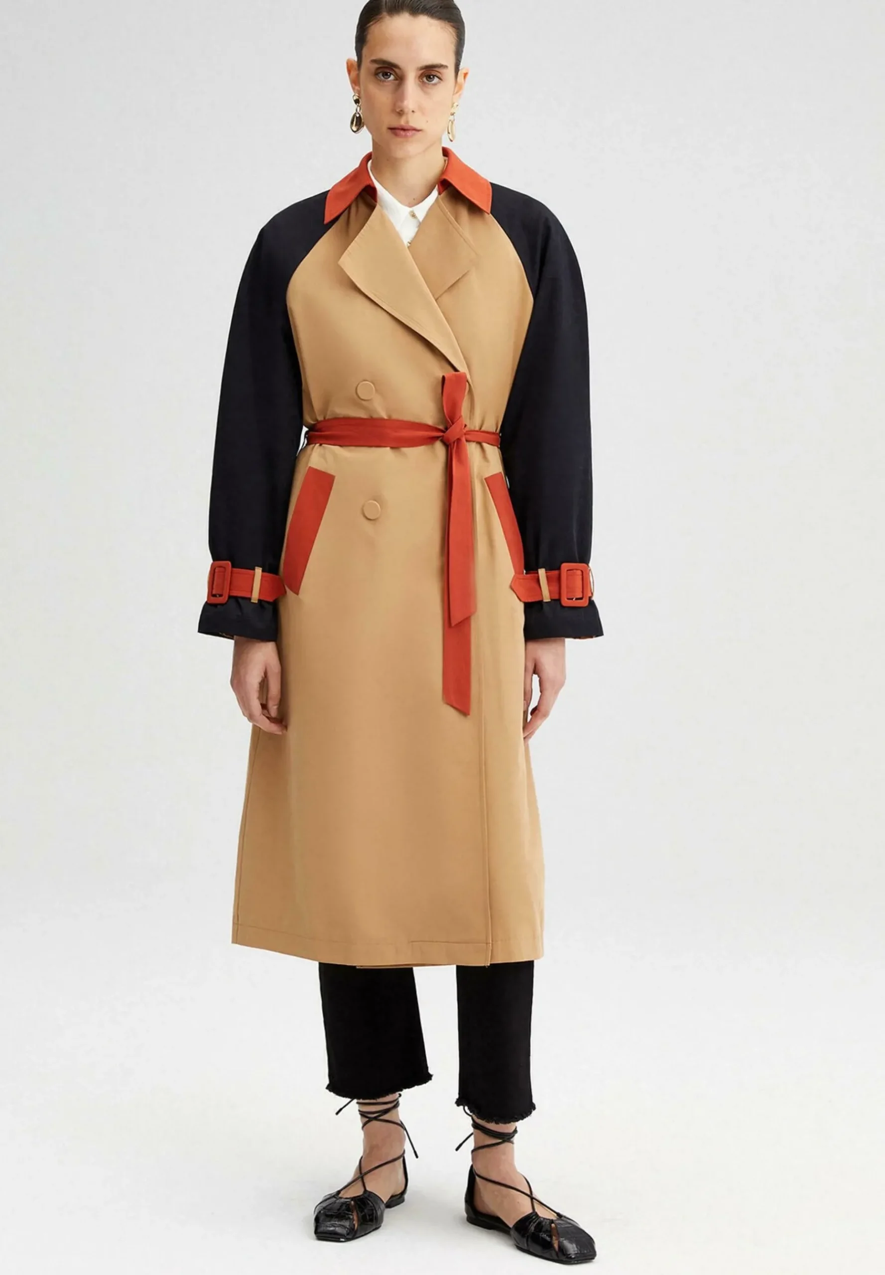 Block Colored - Trench|Touché Privé Fashion