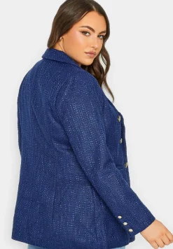 Check Boucle - Manteau Court|Yours Clothing Online