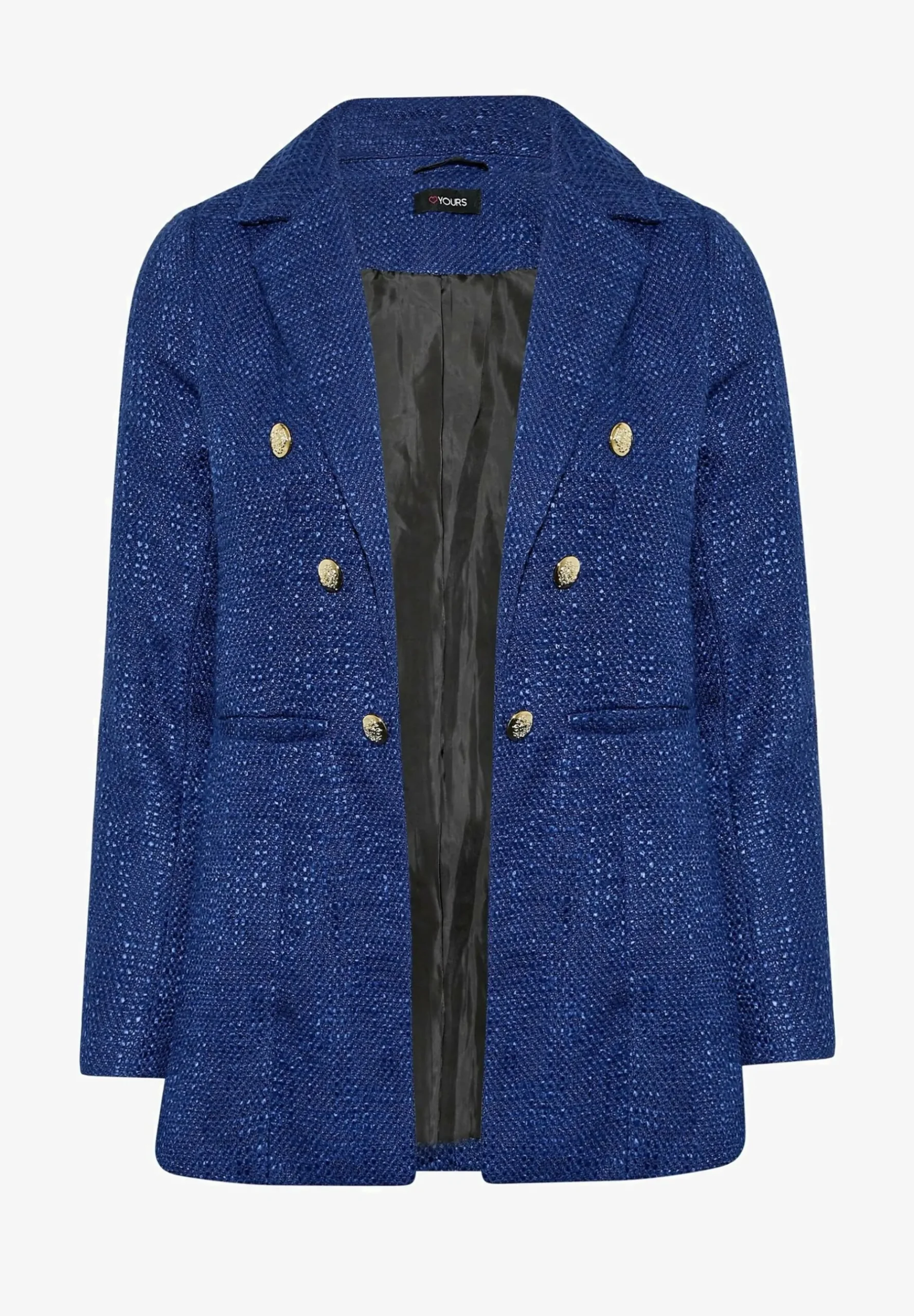 Check Boucle - Manteau Court|Yours Clothing Online