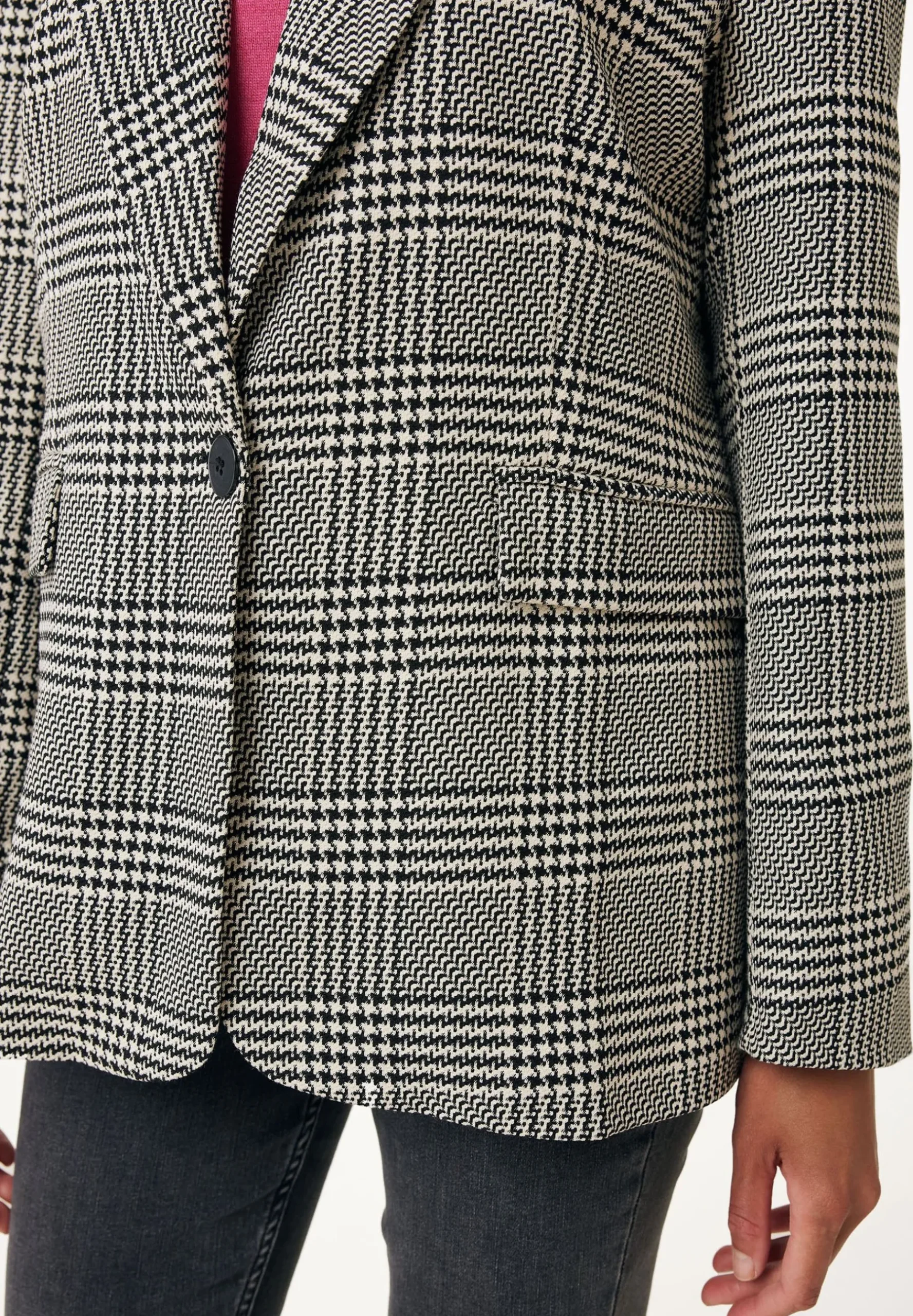 Checked Single Breasted - Manteau Court|Mexx Clearance