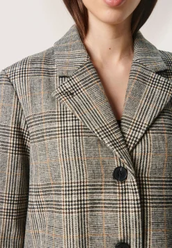 Chicka Checked - Manteau Court|Soaked in Luxury Cheap