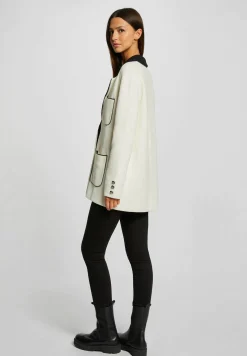 Con Tasche A Toppa E Bottoni - Manteau Court|Morgan Discount