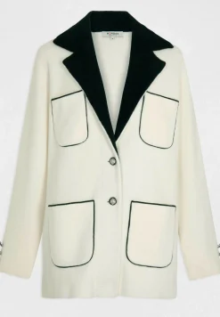 Con Tasche A Toppa E Bottoni - Manteau Court|Morgan Discount