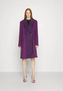 Contrast Panel Zip - Manteau Classique|KARL LAGERFELD New