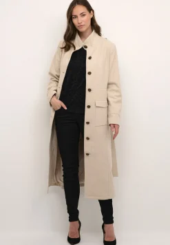 Crclara - Manteau Classique|Cream Flash Sale
