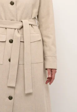 Crclara - Manteau Classique|Cream Flash Sale