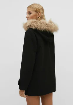Cropped Felt Texture - Manteau Court|Stradivarius Cheap