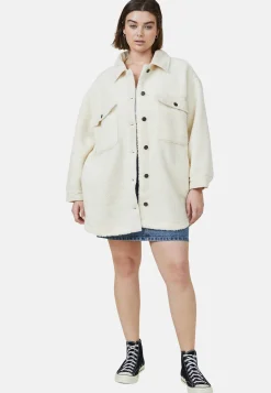 Curve Teddy Boxy Shacket - Manteau Court|Cotton On Discount