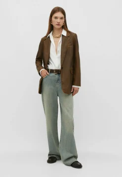 Distressed - Manteau Court|Stradivarius Cheap