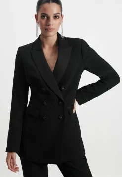 Double Breasted Crep - Manteau Court|Next Sale