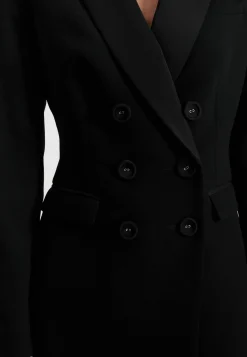 Double Breasted Crep - Manteau Court|Next Sale