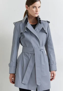 Double Breasted Mini - Trench|Norma Kamali Fashion