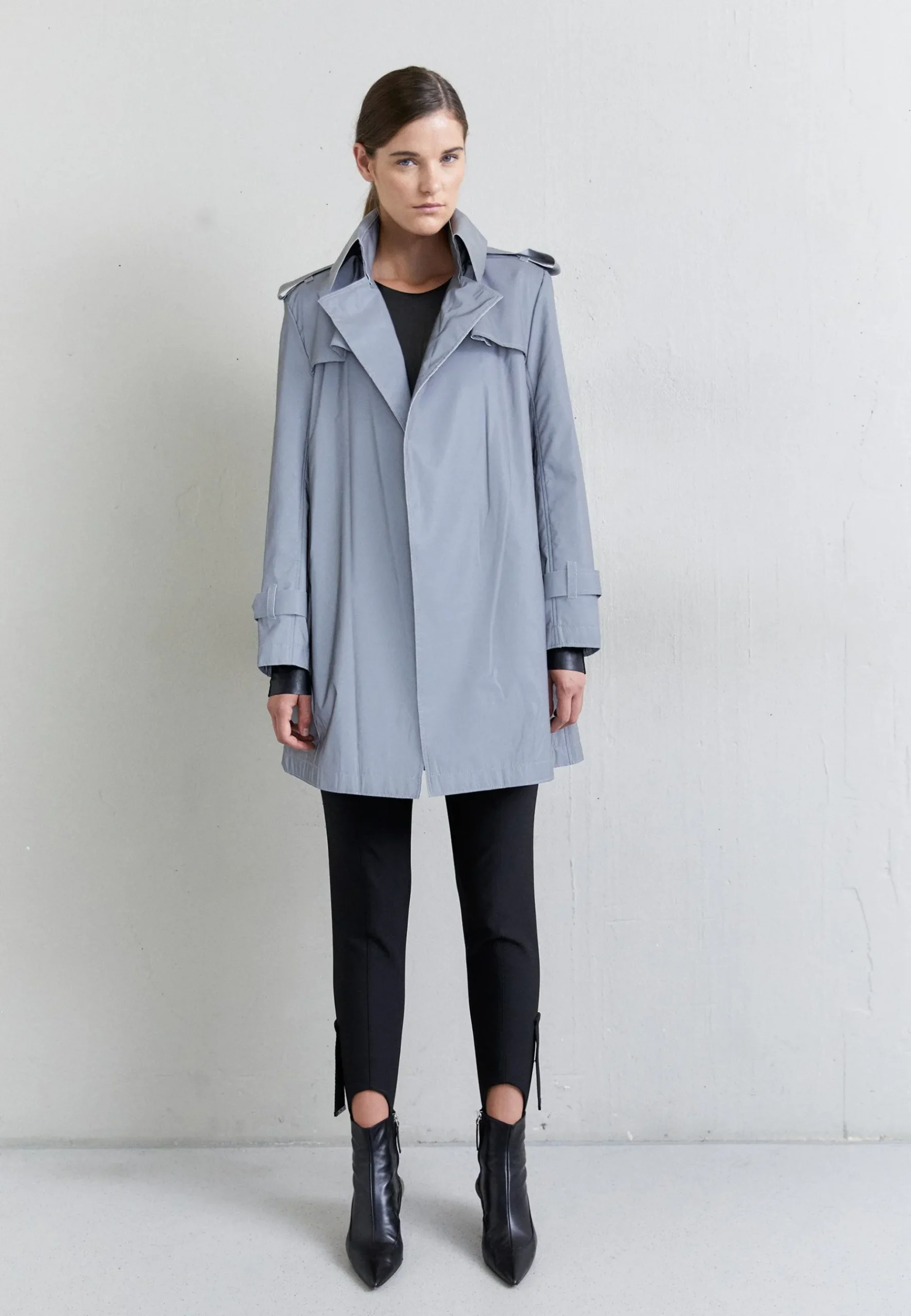 Double Breasted Mini - Trench|Norma Kamali Fashion