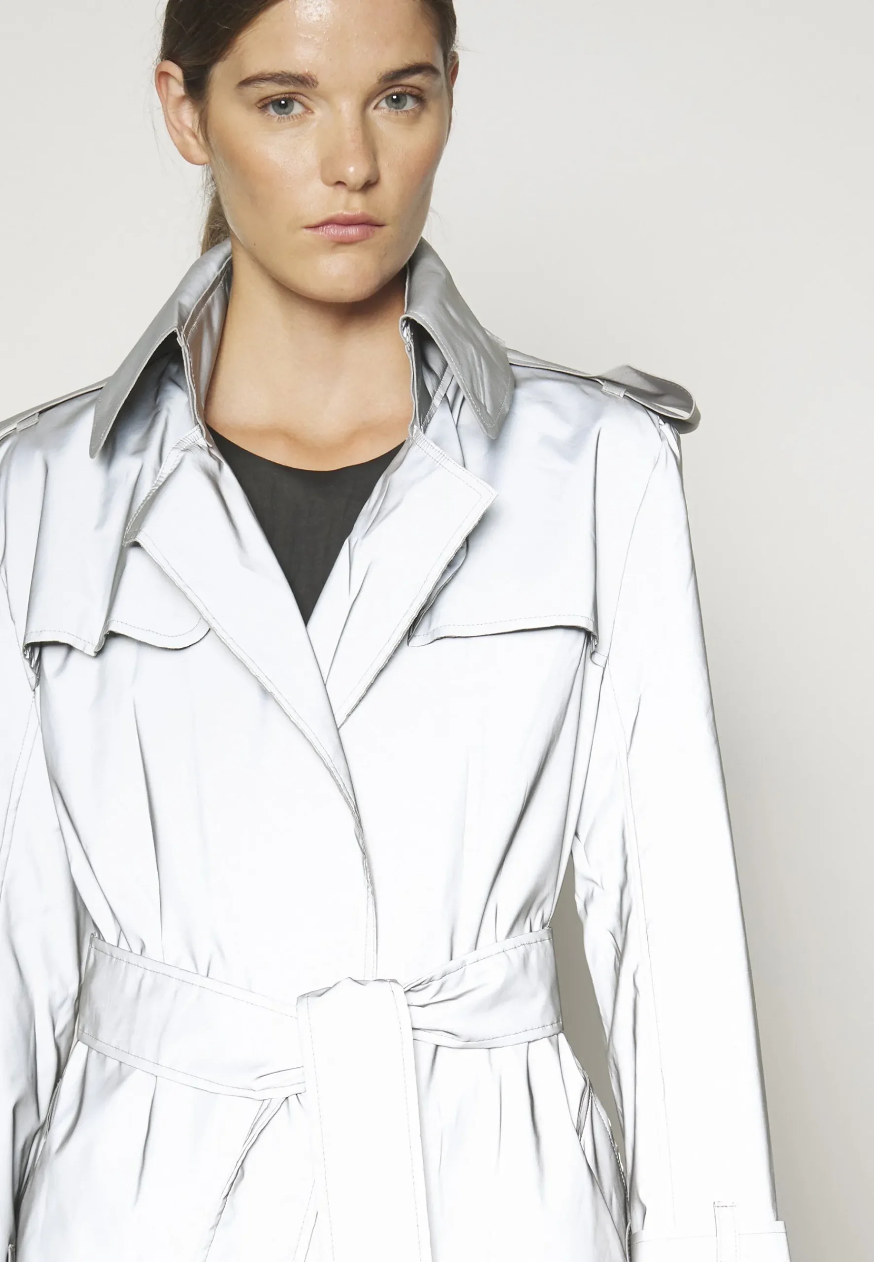 Double Breasted Mini - Trench|Norma Kamali Fashion