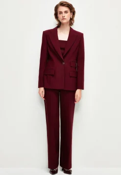 Double Breasted With Pockets. - Manteau Court|adL Clearance