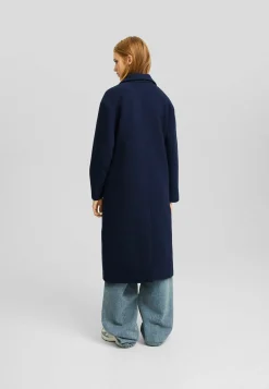 Drop-Shoulder -Long - Manteau Court|Bershka New