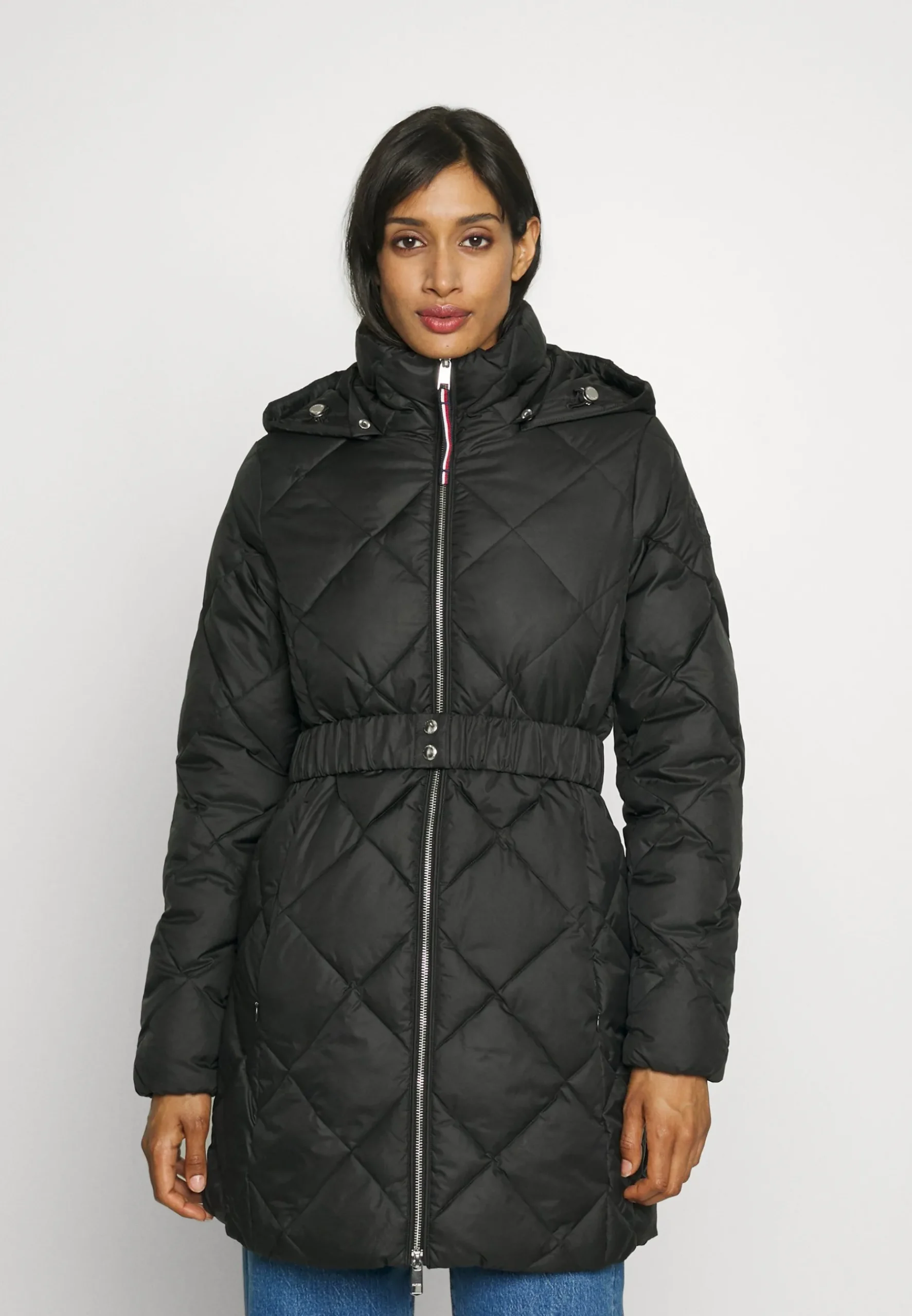 Elevated Belted Quilted Coat - Manteau Court|Tommy Hilfiger Cheap