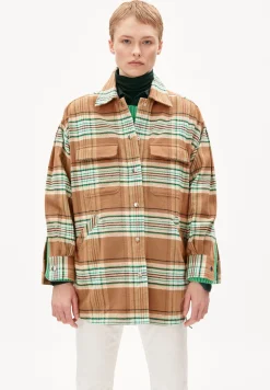 Faadey Check - Manteau Court|ARMEDANGELS Clearance