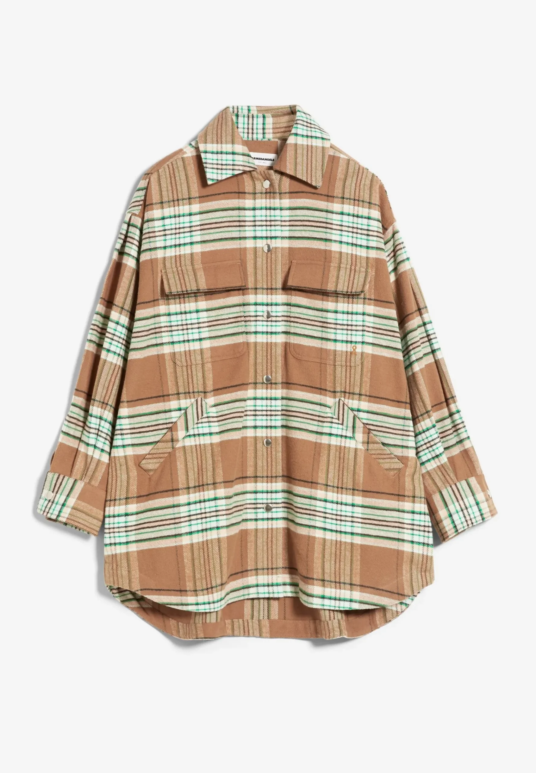 Faadey Check - Manteau Court|ARMEDANGELS Clearance