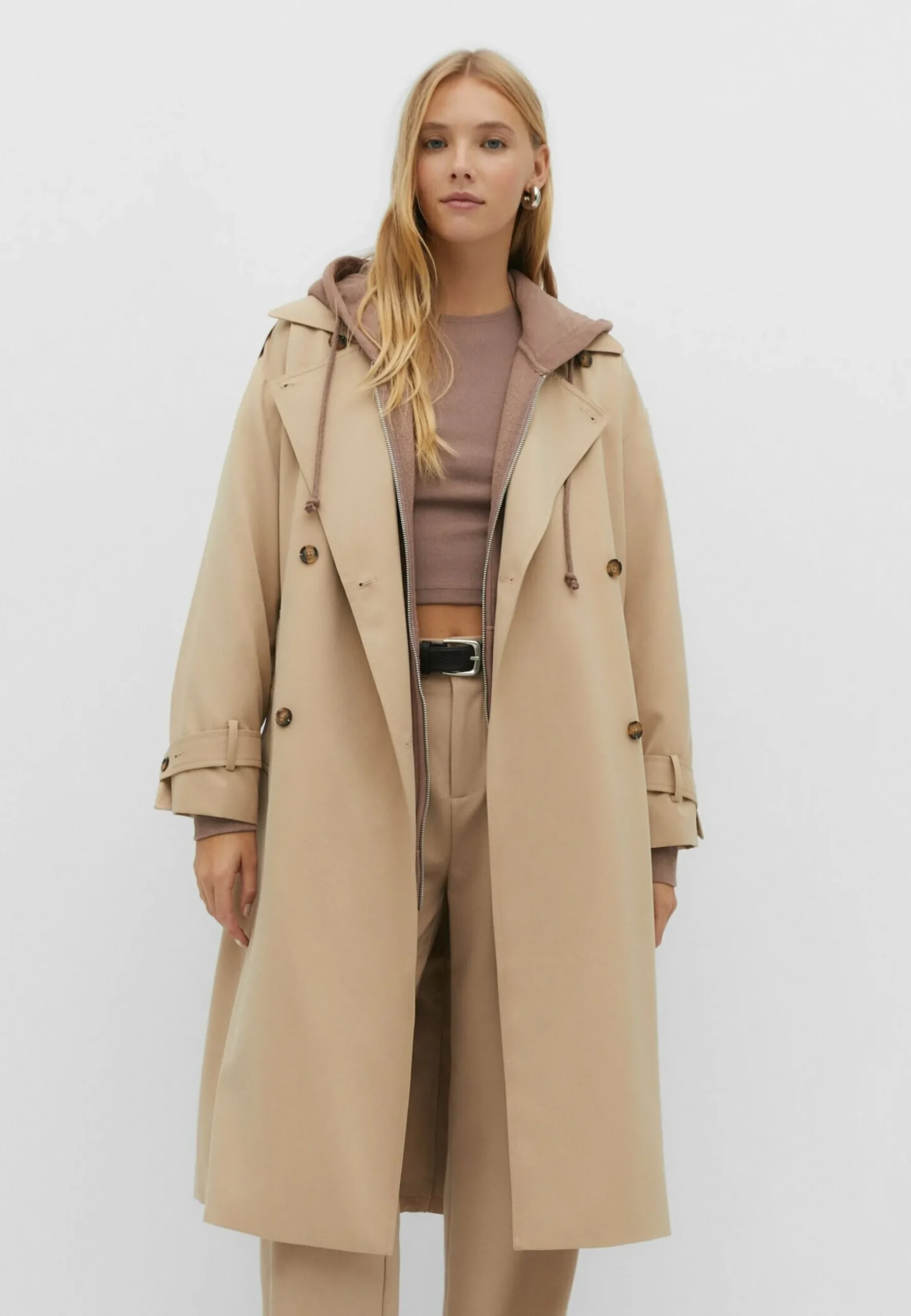 Flowing Lined - Trench|Stradivarius Sale