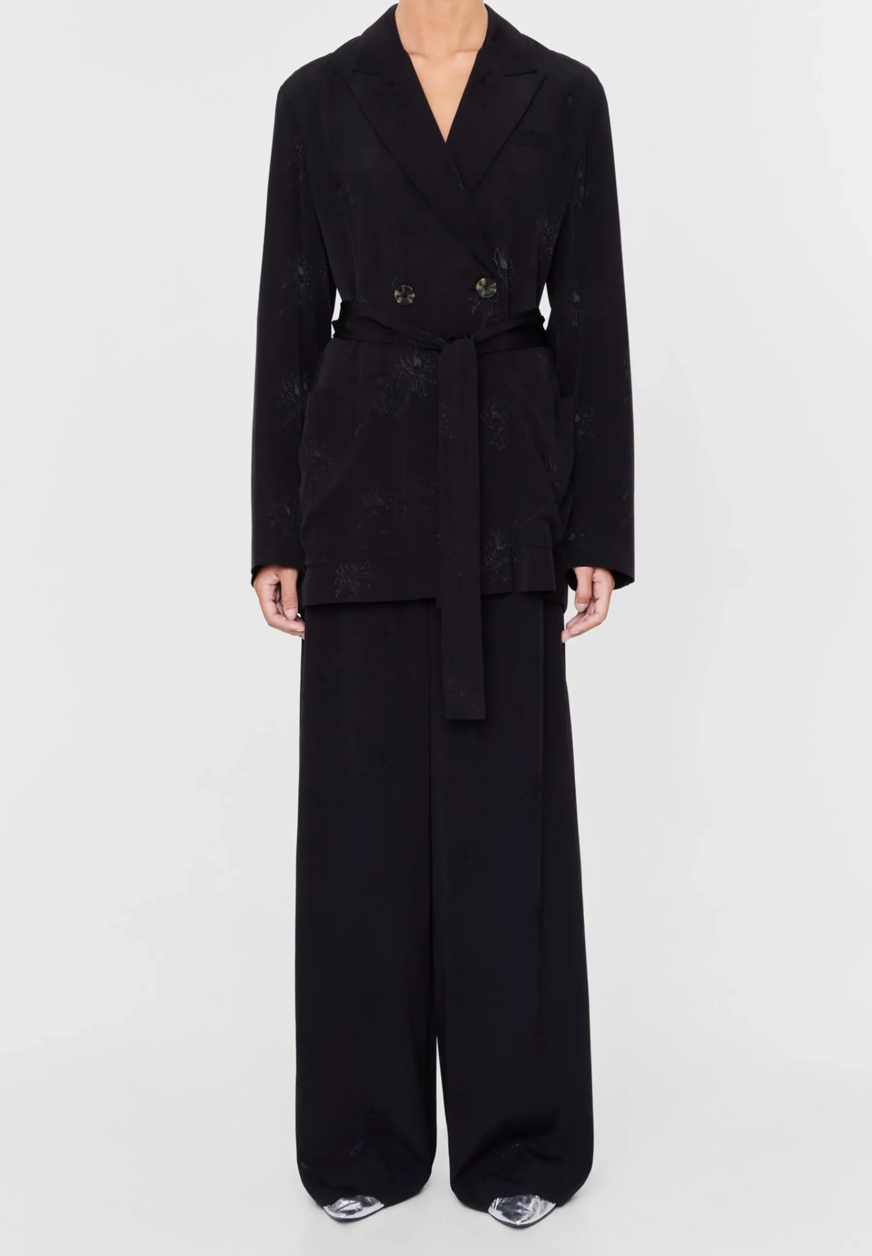 Fluid Jacquard Blazer - Manteau Court|Bimba Y Lola Best