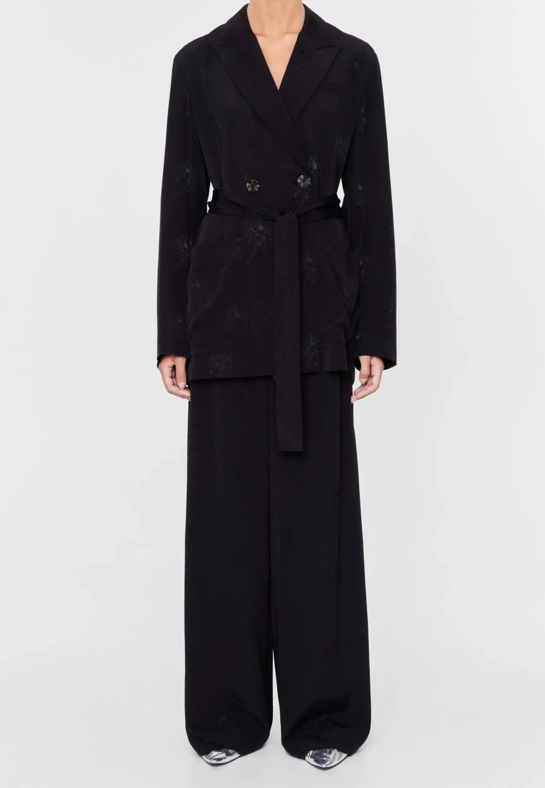 Fluid Jacquard Blazer - Manteau Court|Bimba Y Lola Best