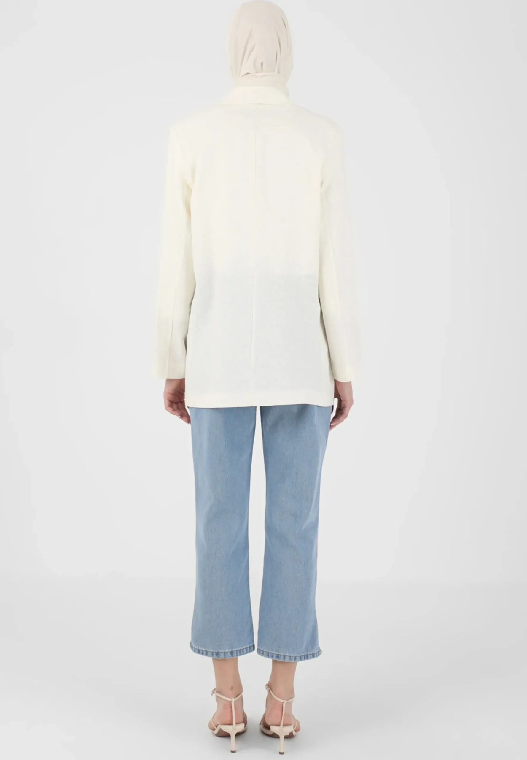Fully Lined Double Breasted Refka - Manteau Court|Modanisa Cheap