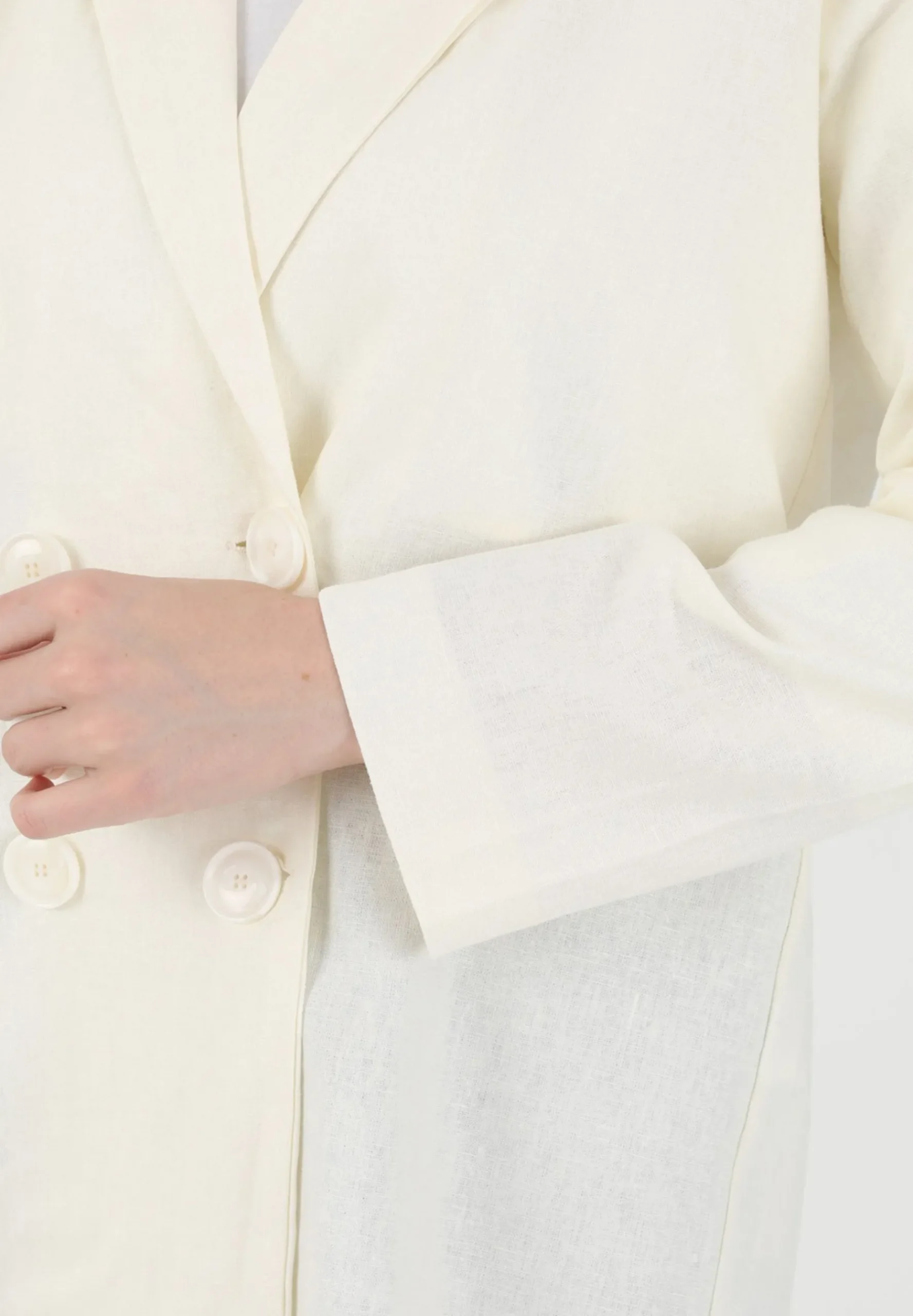 Fully Lined Double Breasted Refka - Manteau Court|Modanisa Cheap