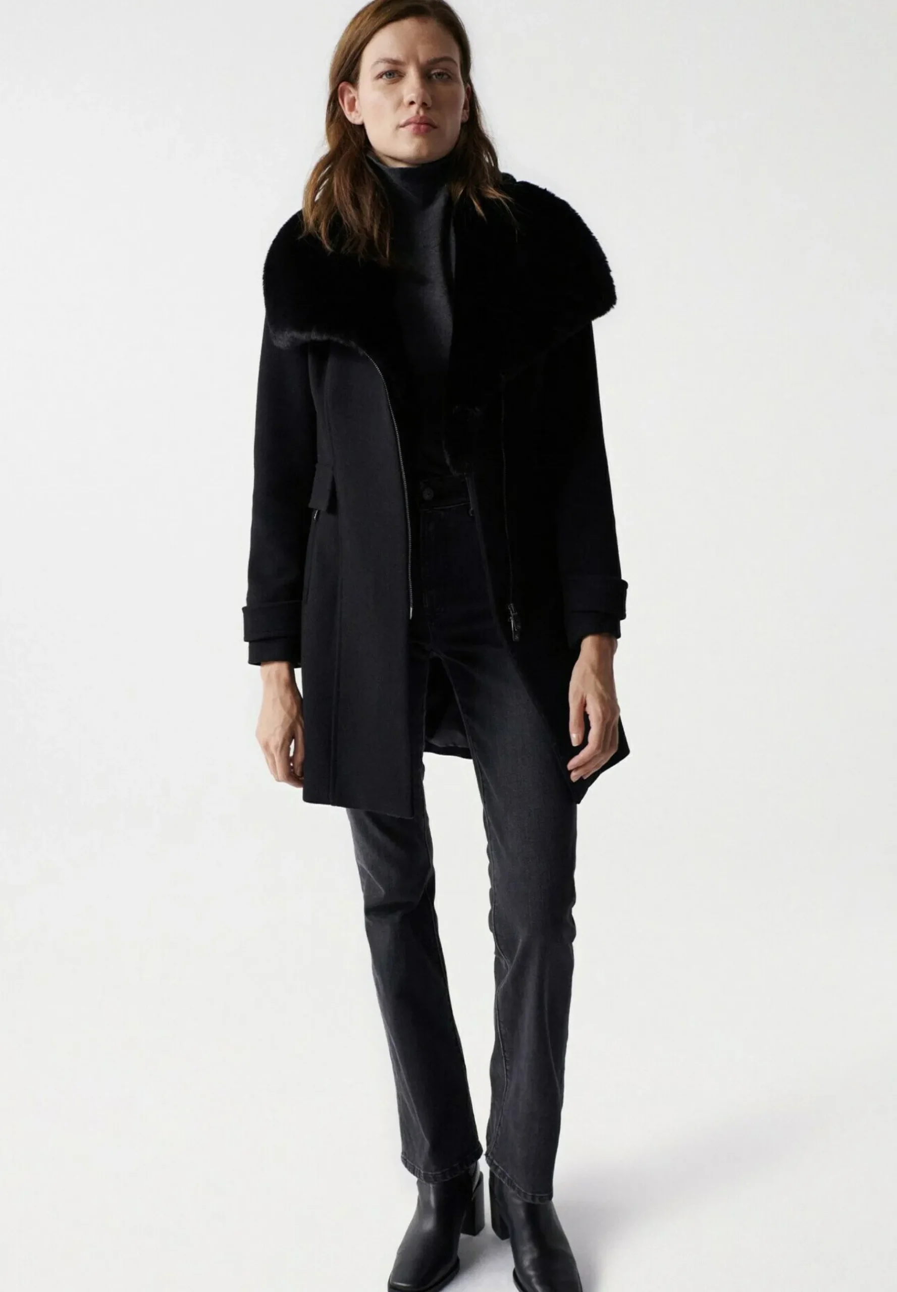 Grace Schutzhutten Slim - Manteau Court|Salsa Jeans Online