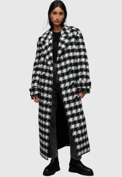 Haithe Check - Manteau Classique|AllSaints Shop