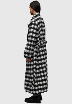 Haithe Check - Manteau Classique|AllSaints Shop