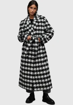 Haithe Check - Manteau Classique|AllSaints Shop
