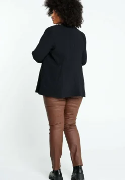 Halblanger, Unifarbener Mit Revers - Manteau Court|Paprika Shop