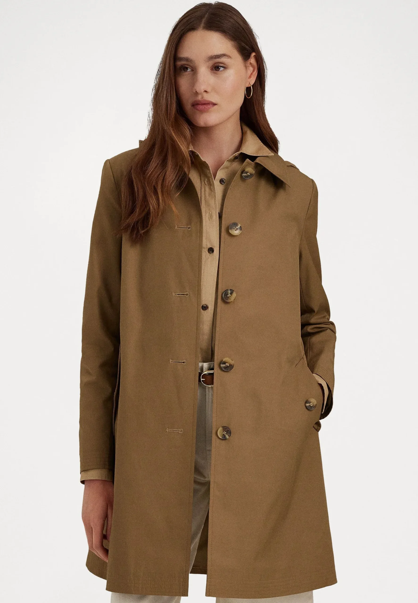 Hooded Lined Coat - Manteau Court|Lauren Ralph Lauren Best Sale