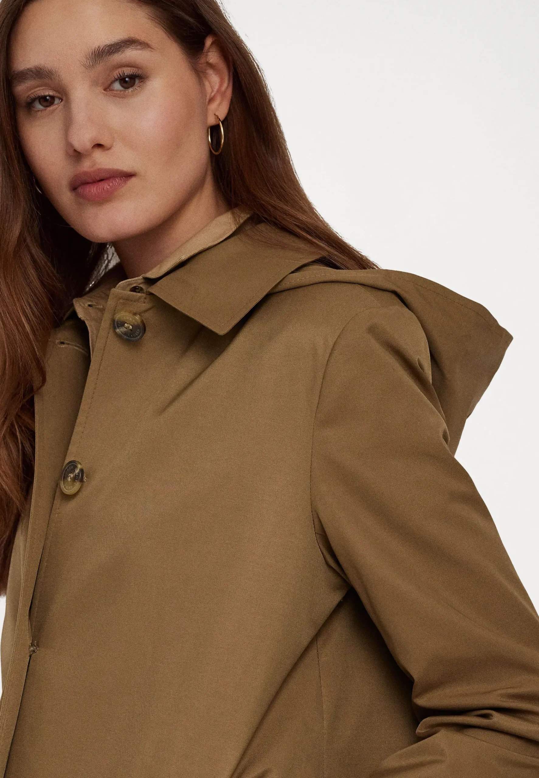 Hooded Lined Coat - Manteau Court|Lauren Ralph Lauren Best Sale
