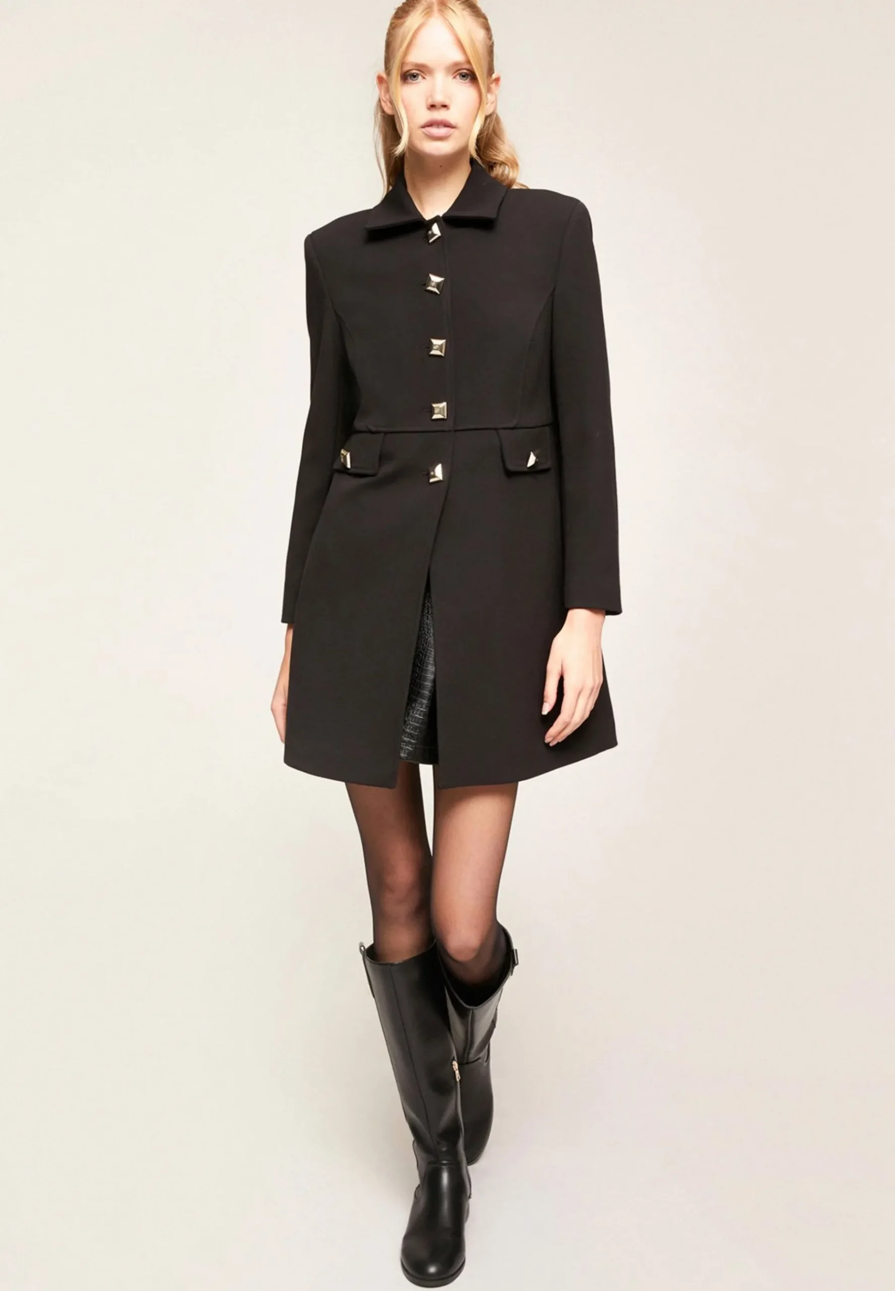 In Con Bottoni - Manteau Court|Motivi Outlet