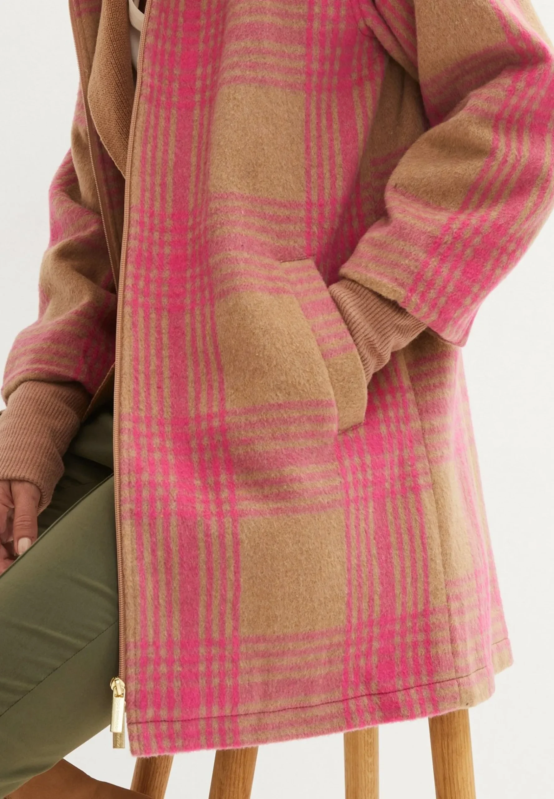 Kariert - Manteau Court|bonprix Discount