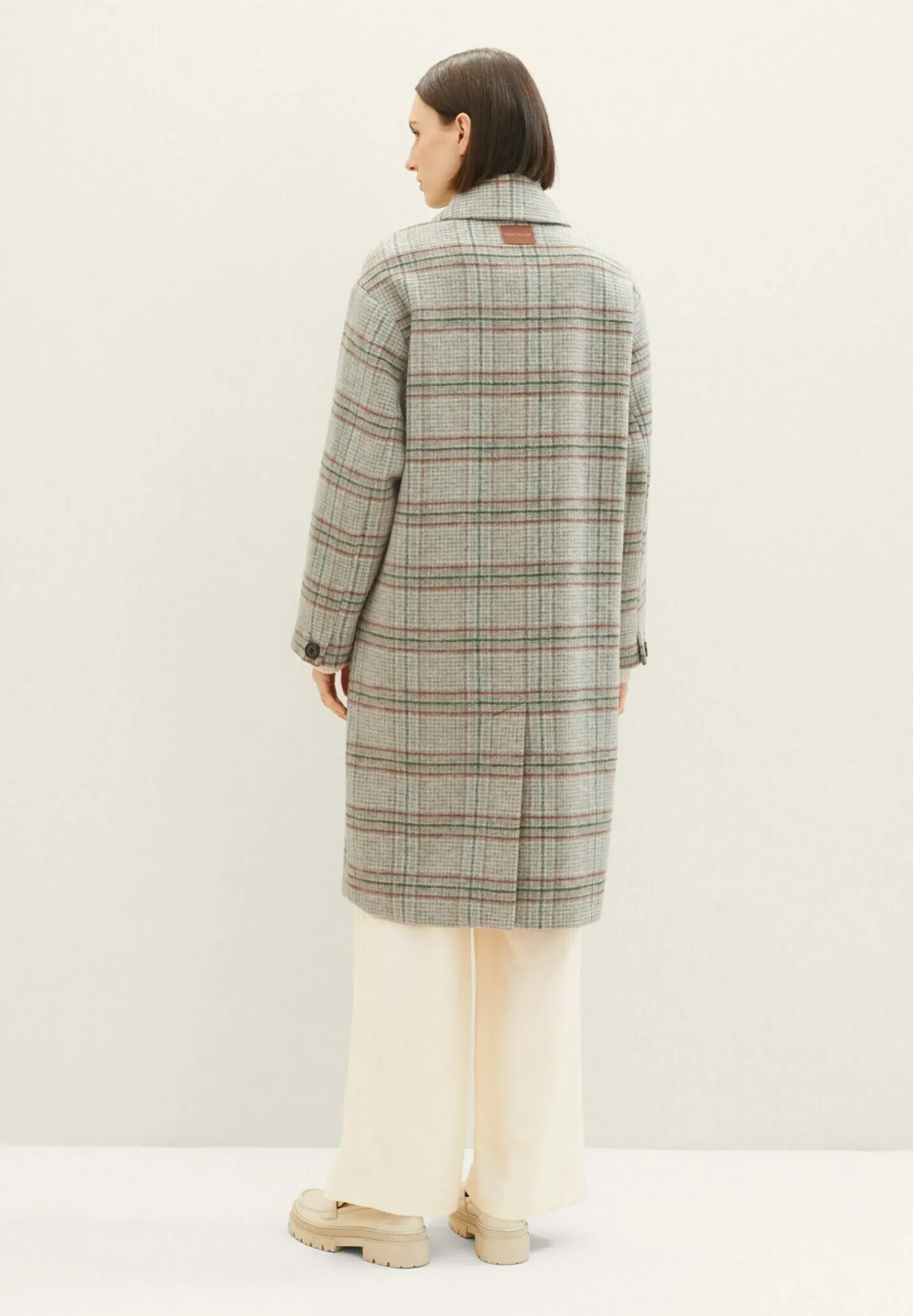 Karierter - Manteau Classique|TOM TAILOR Flash Sale