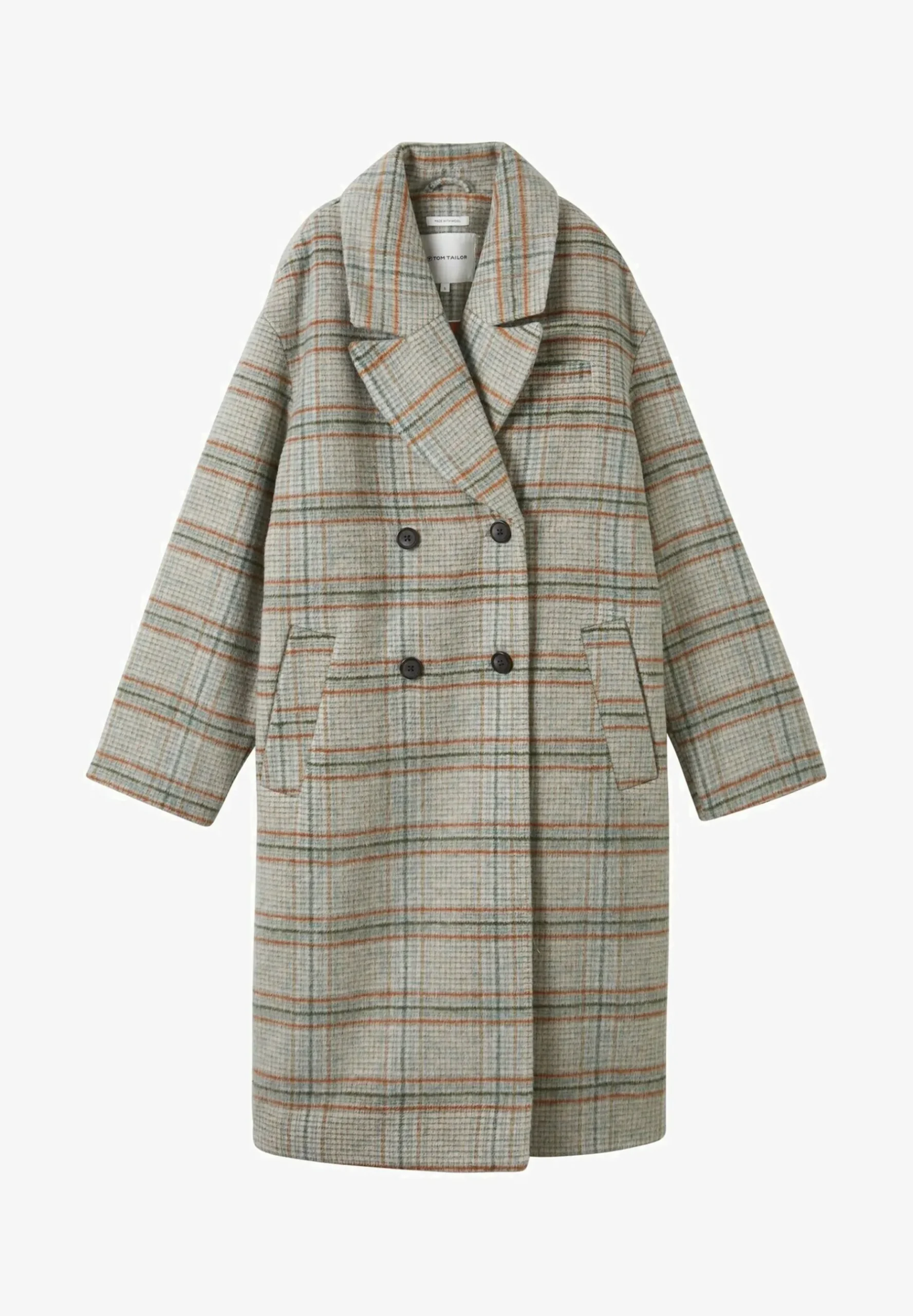 Karierter - Manteau Classique|TOM TAILOR Flash Sale