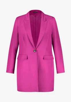 Langarm Fein Schimmernder - Manteau Court|Samoon Outlet