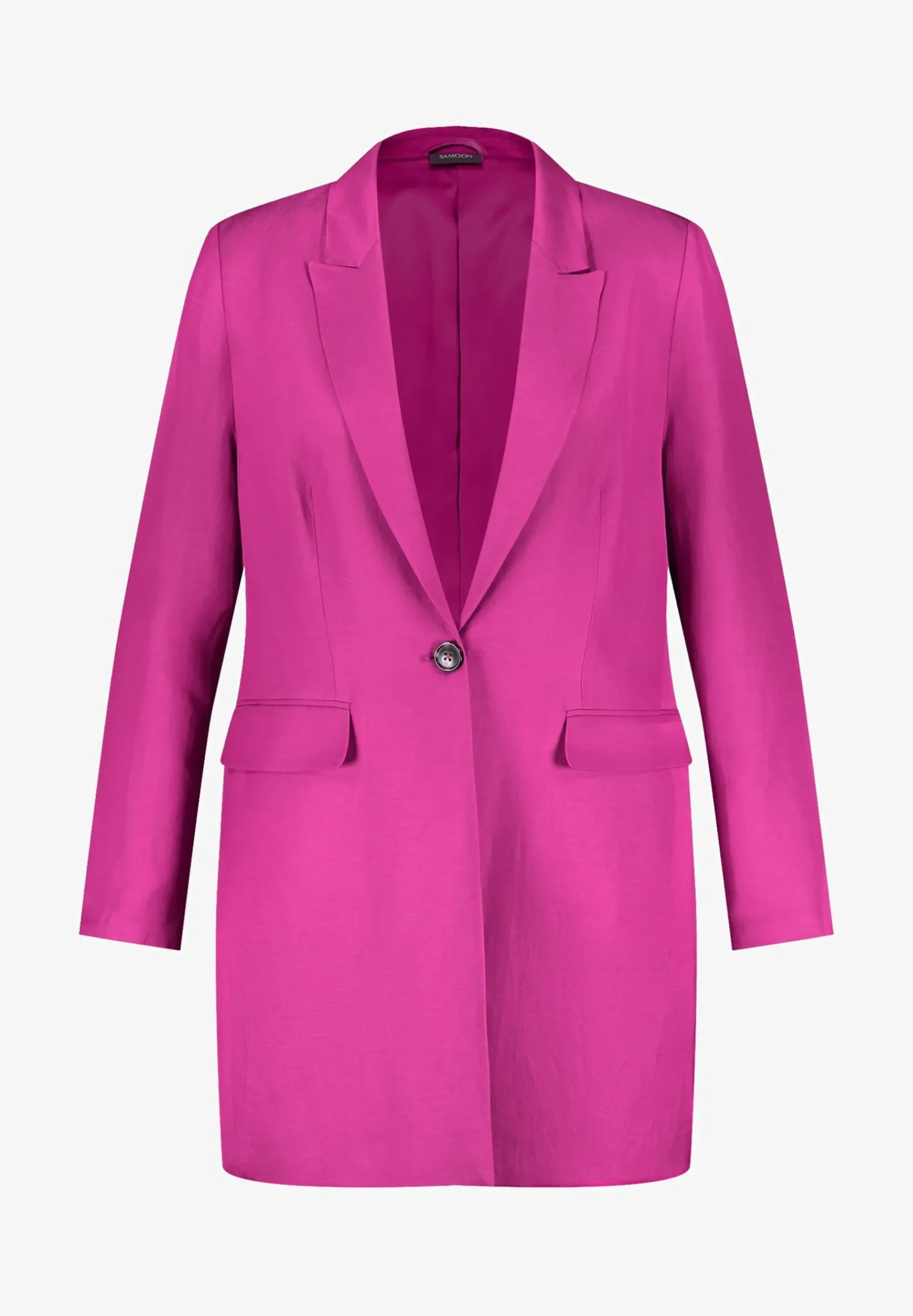 Langarm Fein Schimmernder - Manteau Court|Samoon Outlet