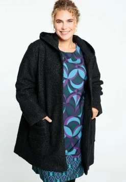 Lange Uni Boucle Ohne - Manteau Court|Paprika Clearance